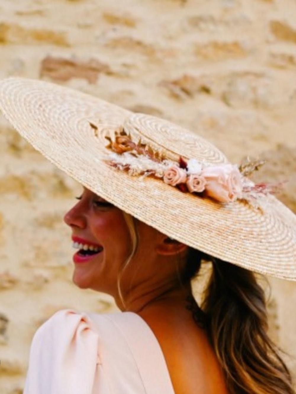 Straw Wide Brim Sun Hat - Natural